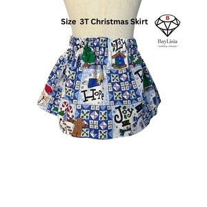 Size 3T Christmas Skirt